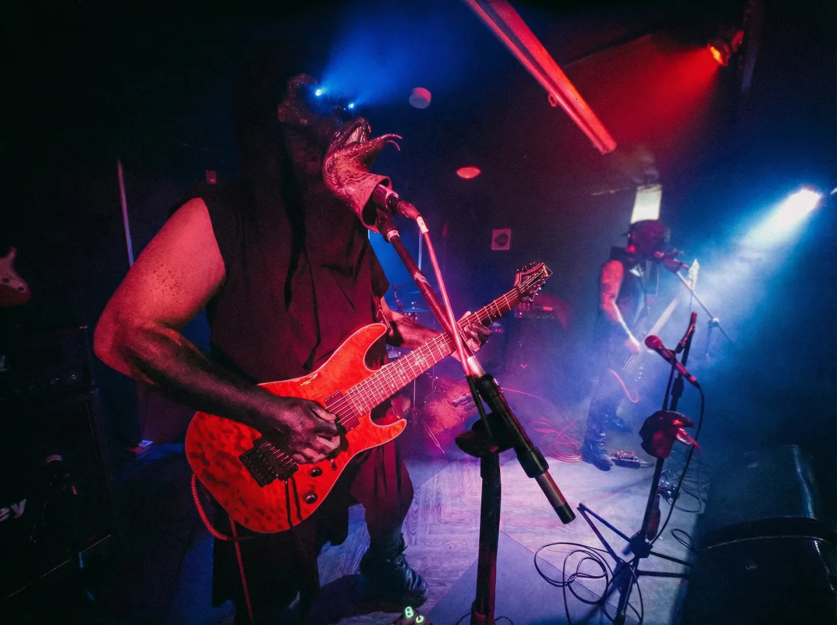 Spectral performing live on stage